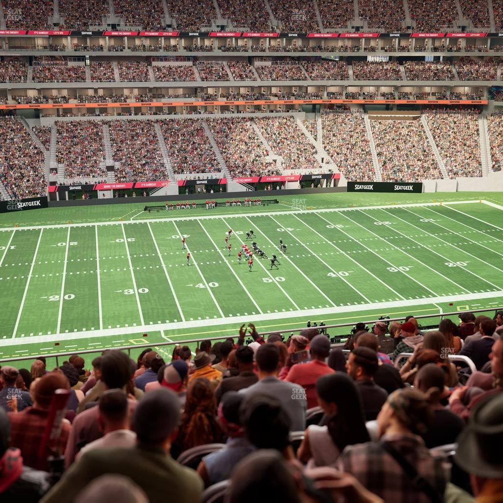 Mercedes-Benz Stadium - Section 213 Seat View