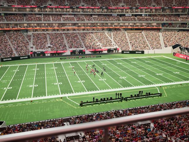 Mercedes-Benz Stadium - Section 213 Seat View