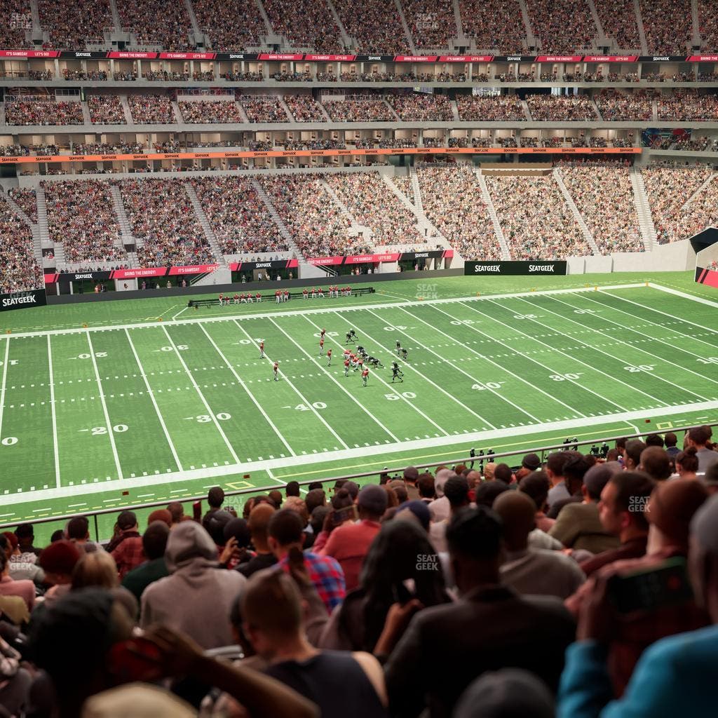 Mercedes-Benz Stadium - Section 214 Seat View