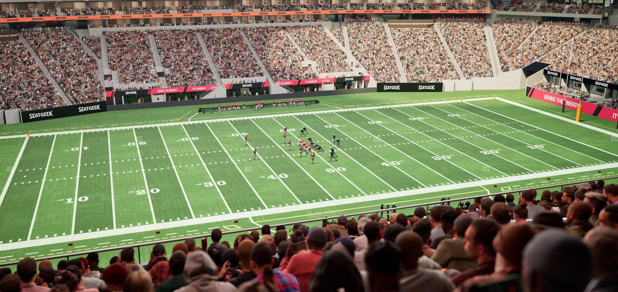 Mercedes-Benz Stadium - Section 214 Seat View