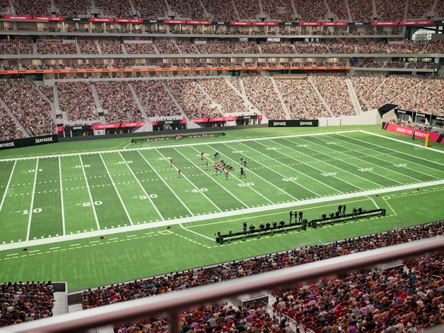 Mercedes-Benz Stadium - Section 214 Seat View