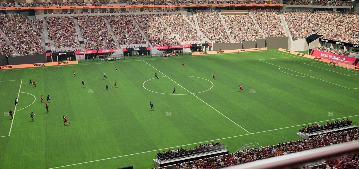 Mercedes-Benz Stadium - Section 214 Seat View