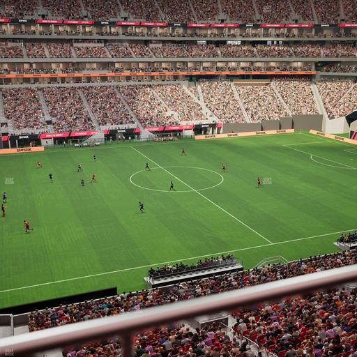 Mercedes-Benz Stadium - Section 214 Seat View
