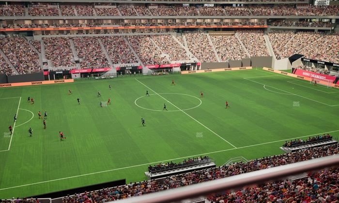 Mercedes-Benz Stadium - Section 214 Seat View
