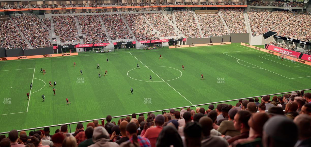 Mercedes-Benz Stadium - Section 214 Seat View