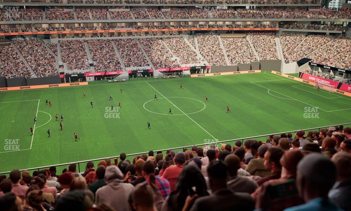 Mercedes-Benz Stadium - Section 214 Seat View