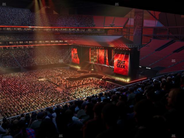 Mercedes-Benz Stadium - Section 214 Seat View