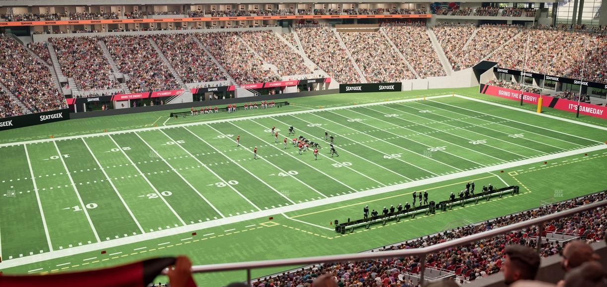 Mercedes-Benz Stadium - Section 215 Seat View