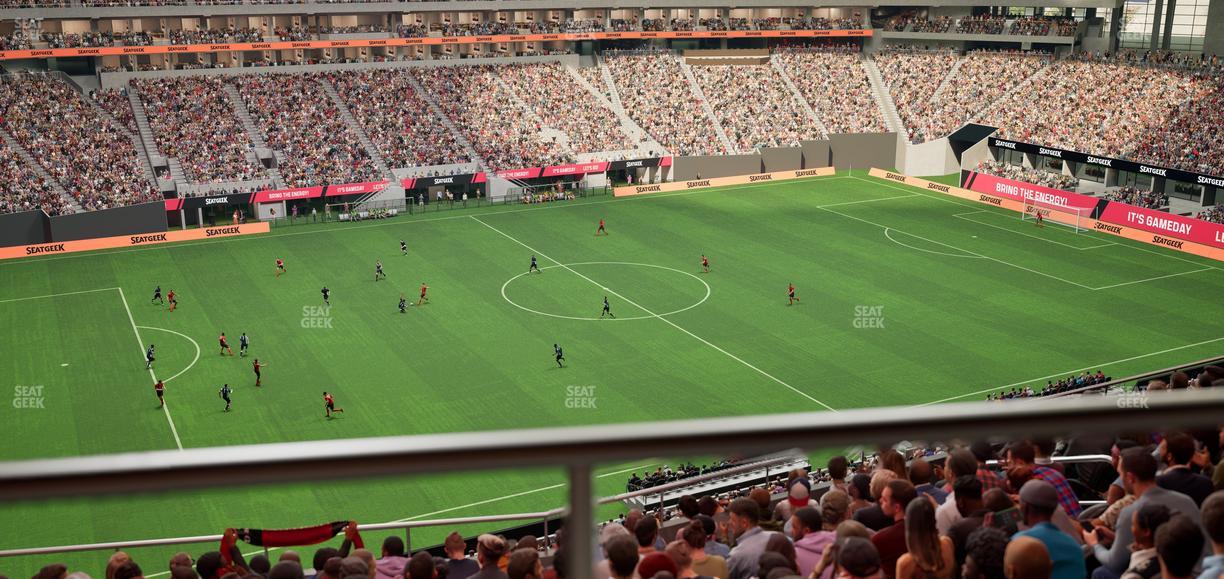 Mercedes-Benz Stadium - Section 215 Seat View