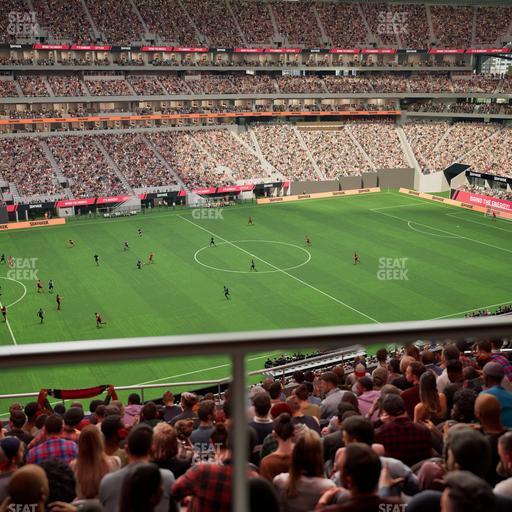 Mercedes-Benz Stadium - Section 215 Seat View