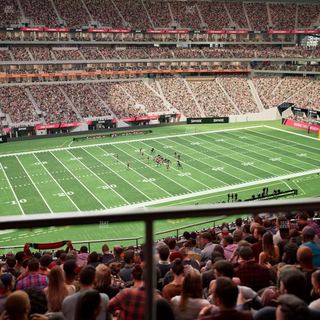 Mercedes-Benz Stadium - Section 215 Seat View