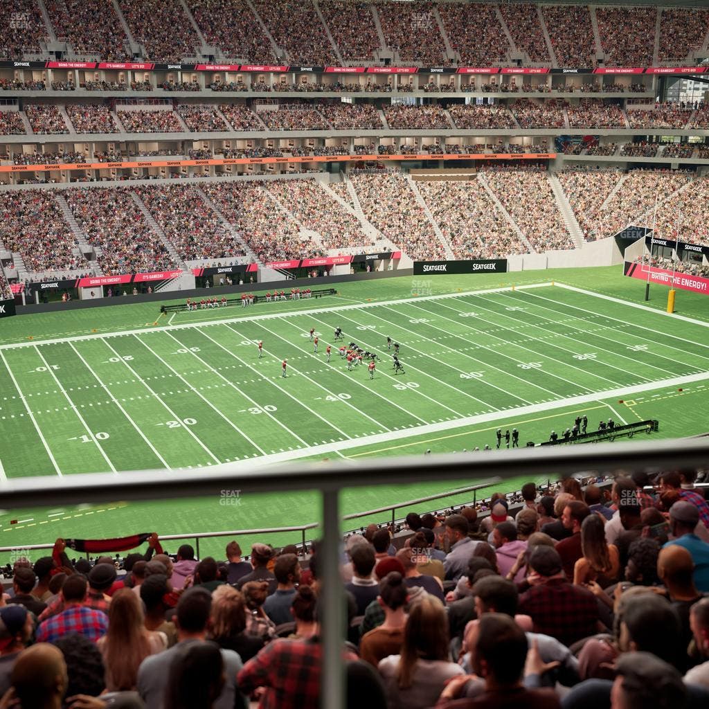 Mercedes-Benz Stadium - Section 215 Seat View