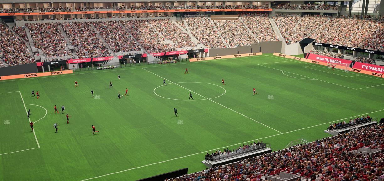 Mercedes-Benz Stadium - Section 215 Seat View