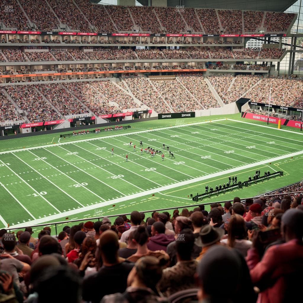 Mercedes-Benz Stadium - Section 216 Seat View