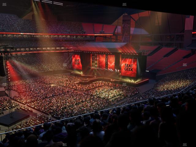 Mercedes-Benz Stadium - Section 216 Seat View