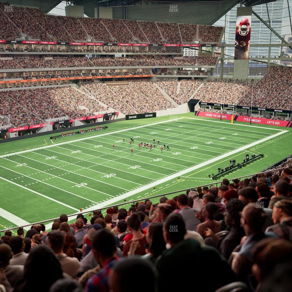 Mercedes-Benz Stadium - Section 218 Seat View