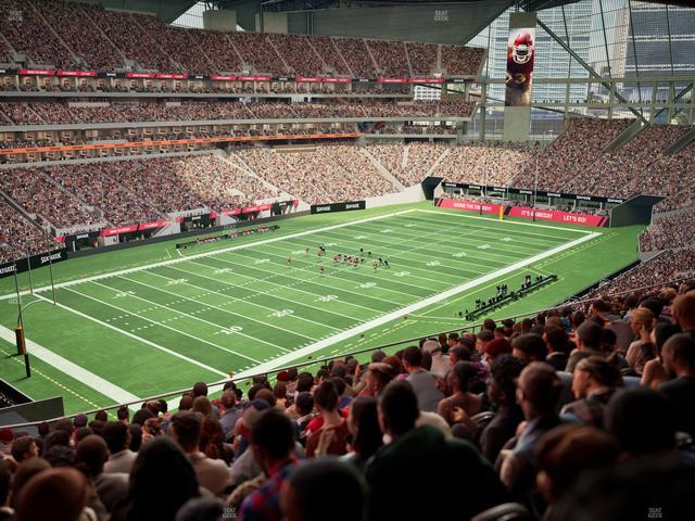 Mercedes-Benz Stadium - Section 218 Seat View