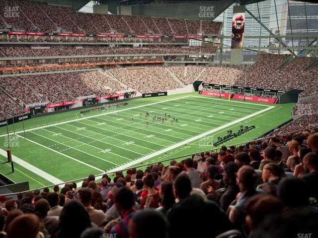 Mercedes-Benz Stadium - Section 218 Seat View