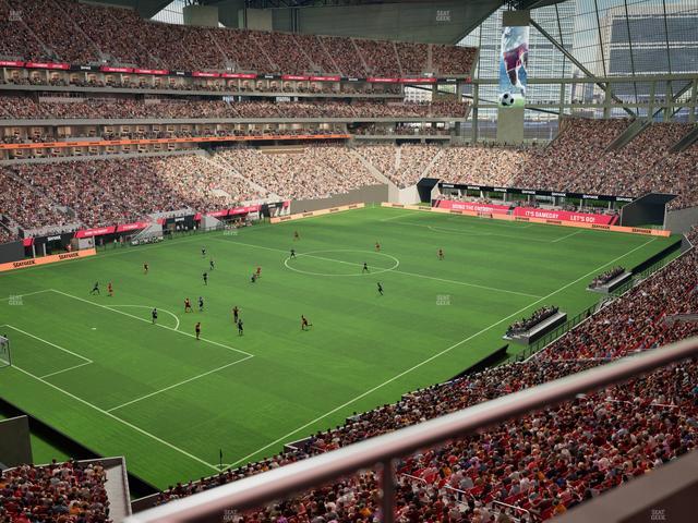 Mercedes-Benz Stadium - Section 218 Seat View