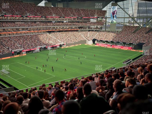 Mercedes-Benz Stadium - Section 218 Seat View