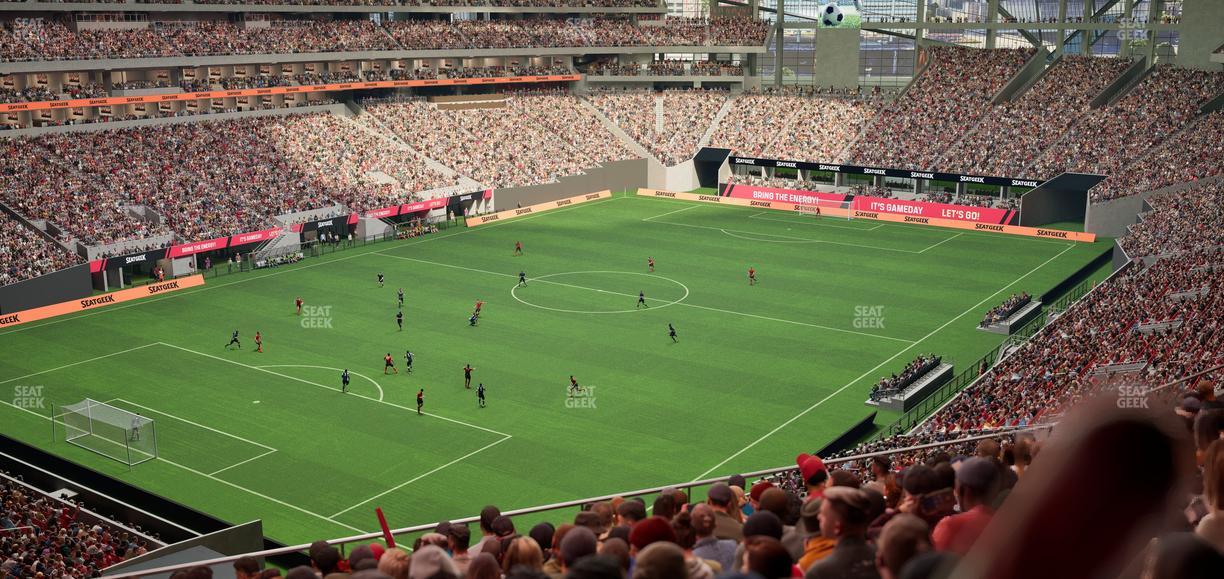 Mercedes-Benz Stadium - Section 219 Seat View