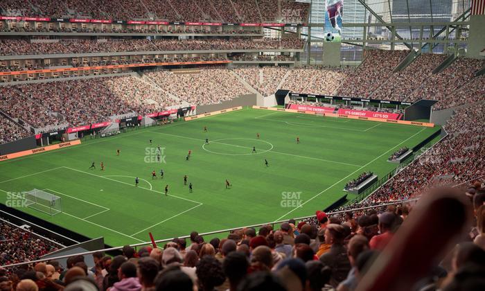 Mercedes-Benz Stadium - Section 219 Seat View