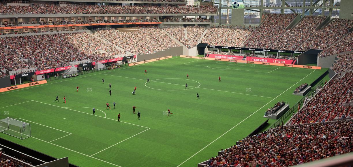 Mercedes-Benz Stadium - Section 219 Seat View