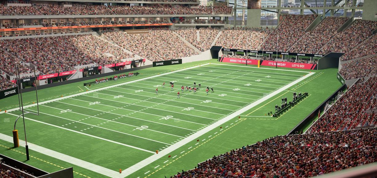 Mercedes-Benz Stadium - Section 219 Seat View