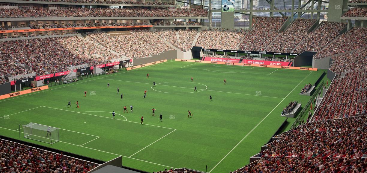 Mercedes-Benz Stadium - Section 220 Seat View