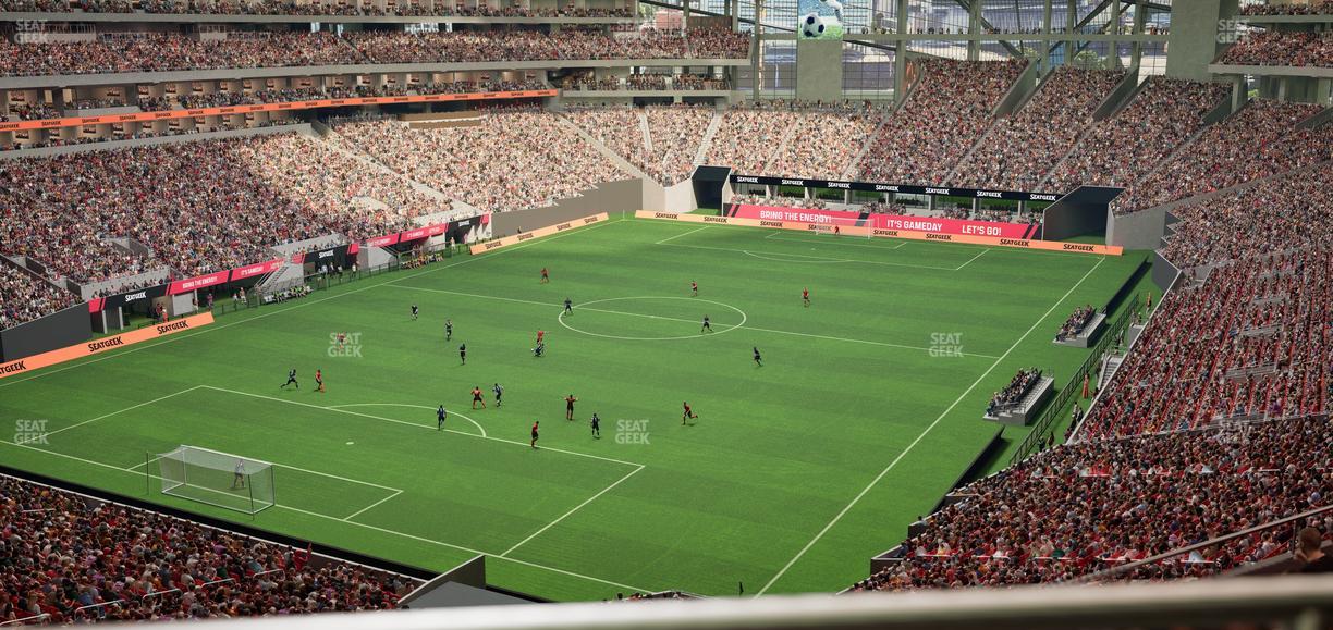 Mercedes-Benz Stadium - Section 220 Seat View