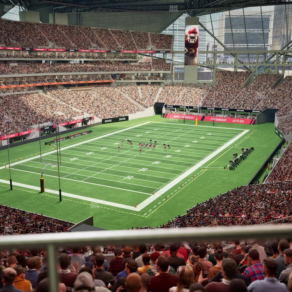 Mercedes-Benz Stadium - Section 220 Seat View