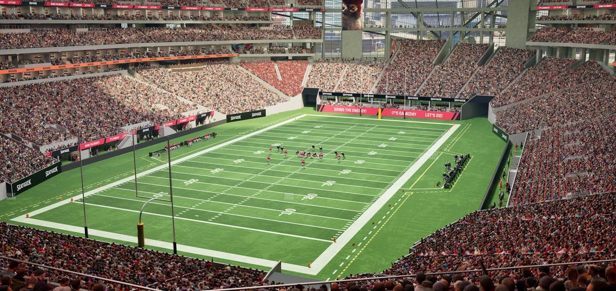 Mercedes-Benz Stadium - Section 221 Lft Seat View