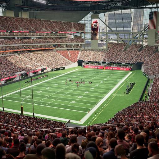 Mercedes-Benz Stadium - Section 221 Lft Seat View