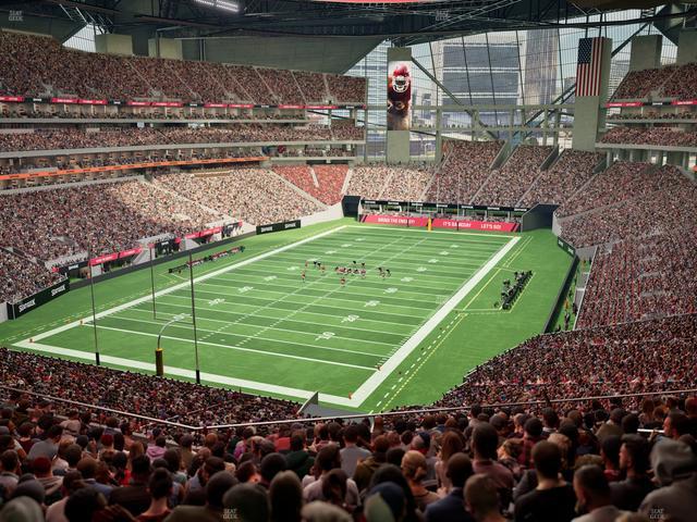 Mercedes-Benz Stadium - Section 221 Lft Seat View