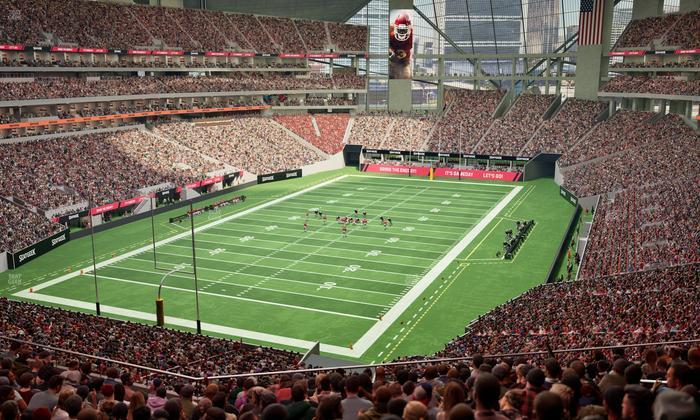 Mercedes-Benz Stadium - Section 221 Lft Seat View