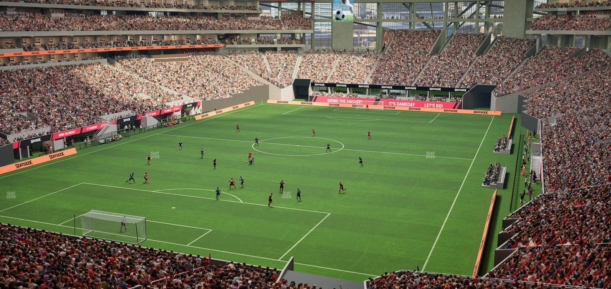 Mercedes-Benz Stadium - Section 221 Seat View