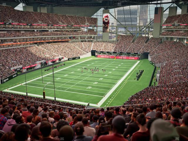 Mercedes-Benz Stadium - Section 221 Seat View