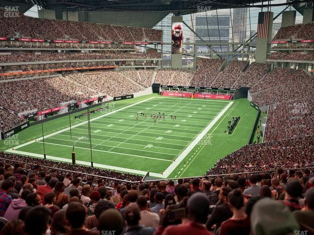 Mercedes-Benz Stadium - Section 221 Seat View