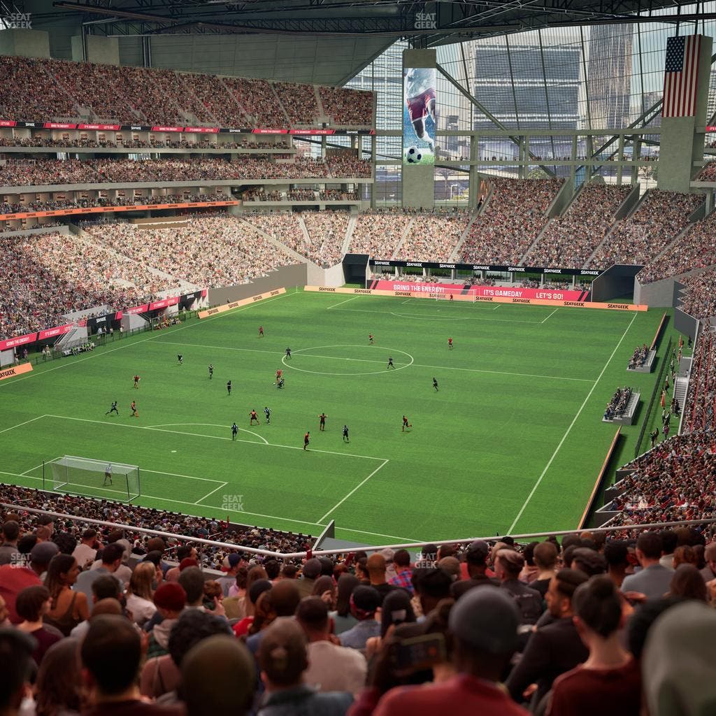 Mercedes-Benz Stadium - Section 221 Seat View