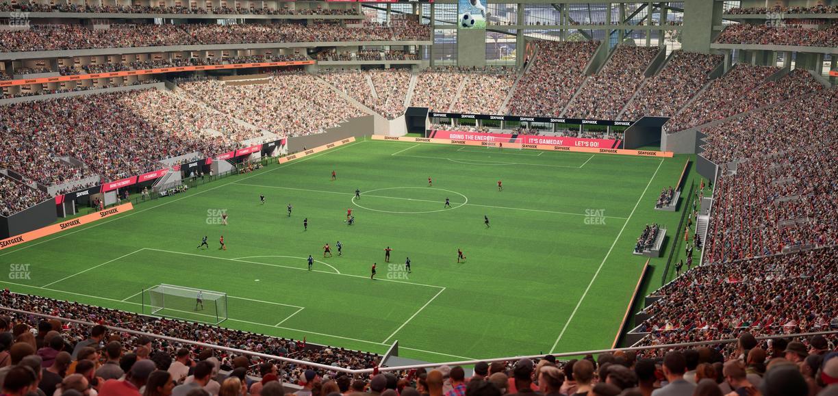 Mercedes-Benz Stadium - Section 221 Seat View