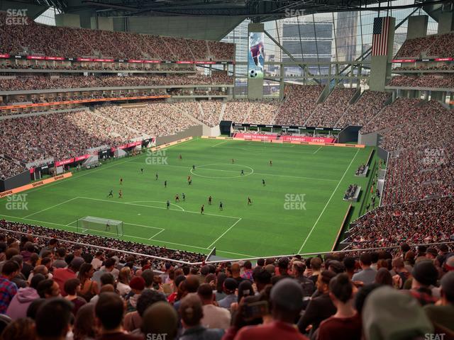 Mercedes-Benz Stadium - Section 221 Seat View
