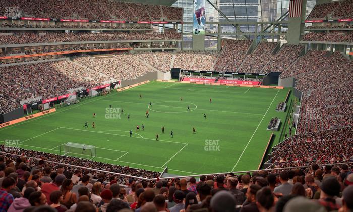 Mercedes-Benz Stadium - Section 221 Seat View