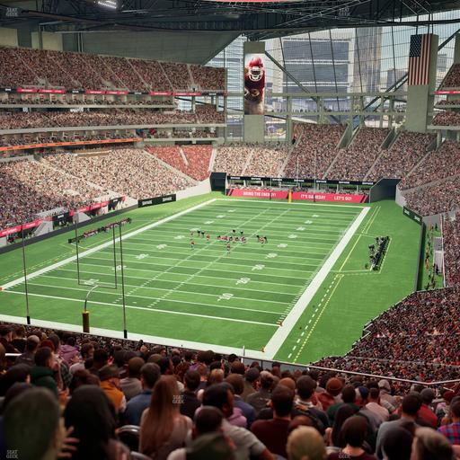 Mercedes-Benz Stadium - Section 222 Lft Seat View