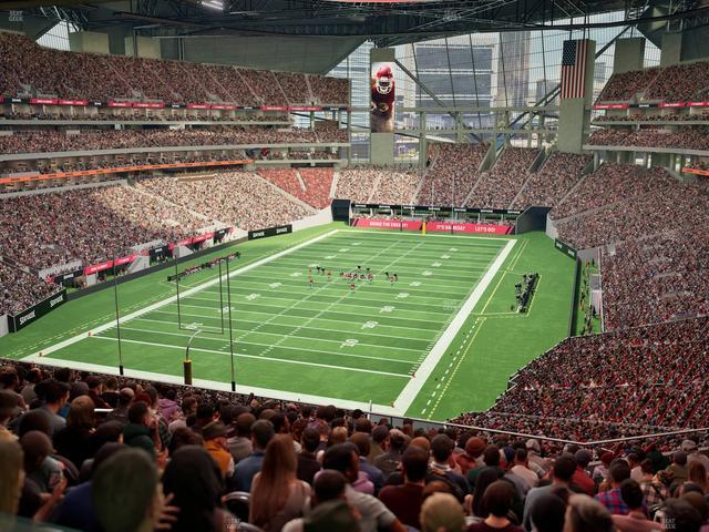 Mercedes-Benz Stadium - Section 222 Lft Seat View