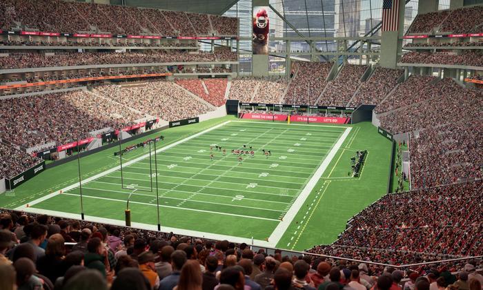 Mercedes-Benz Stadium - Section 222 Lft Seat View