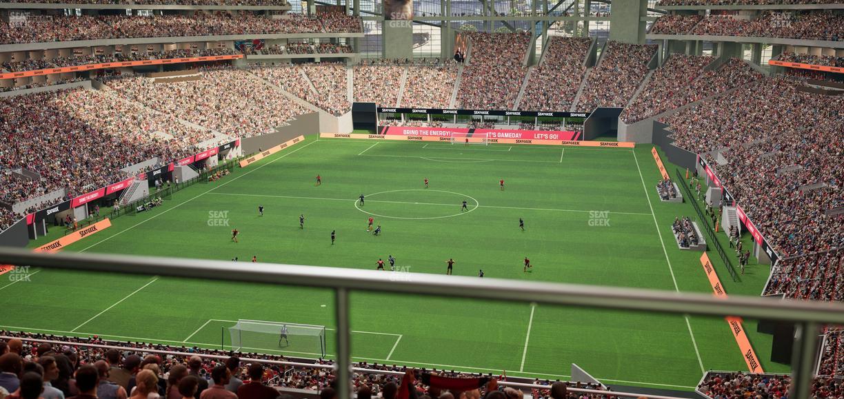 Mercedes-Benz Stadium - Section 222 Seat View