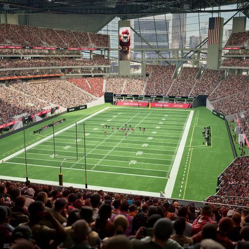 Mercedes-Benz Stadium - Section 223 Lft Seat View