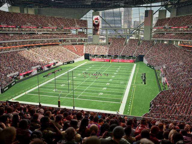 Mercedes-Benz Stadium - Section 223 Lft Seat View