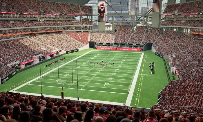 Mercedes-Benz Stadium - Section 223 Lft Seat View