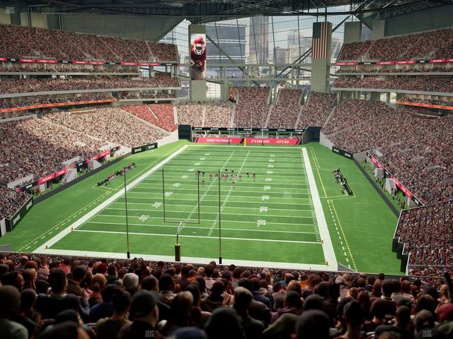 Mercedes-Benz Stadium - Section 224 Lft Seat View
